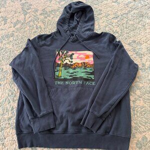 The North Face Hoodie With Joshua Tree Graphic Size XL
